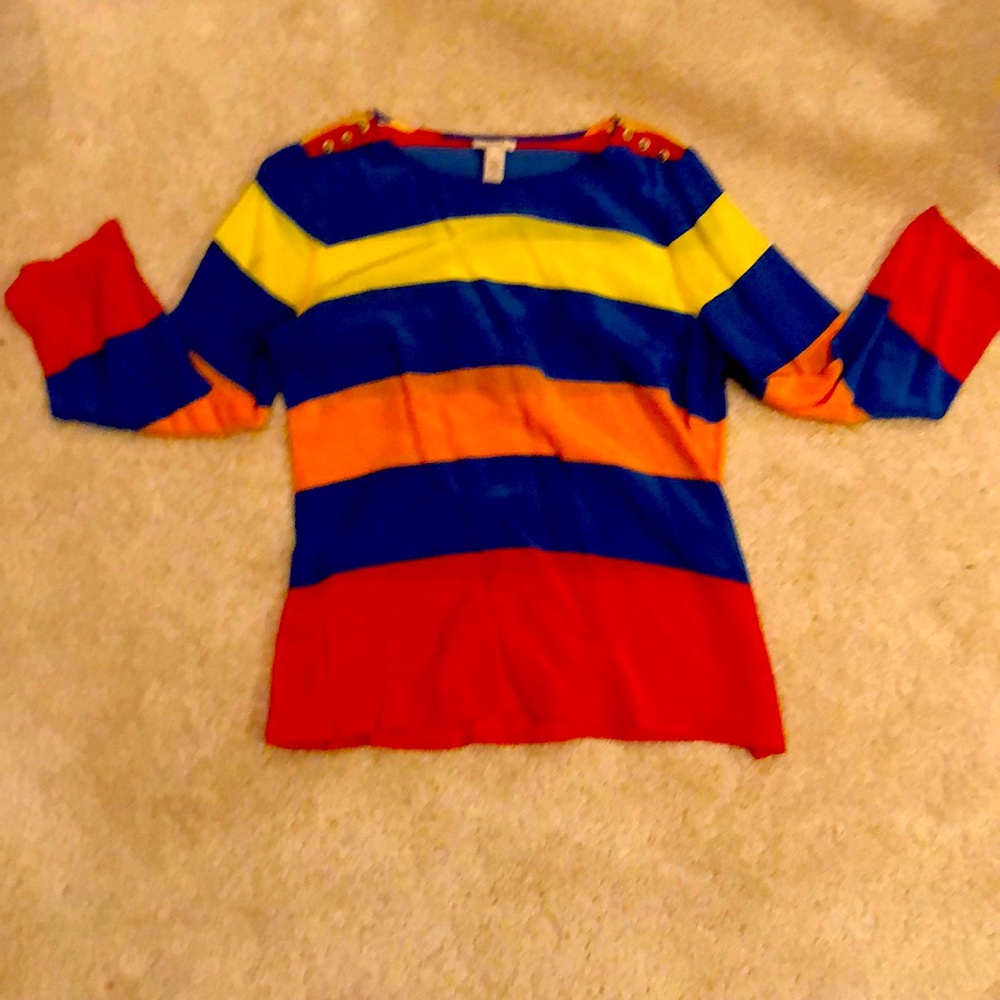 Jcrew primary colors blouse